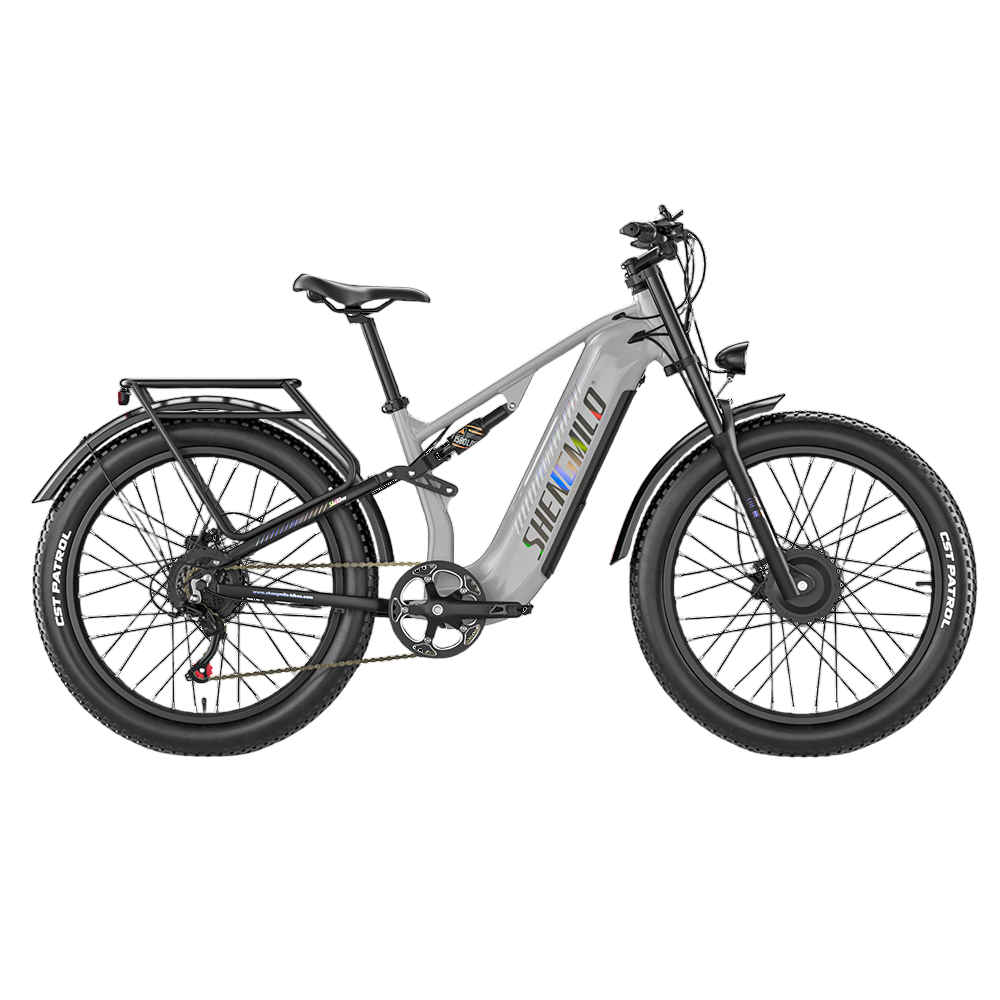 SHENGMILO S600 PRO 26" Electric Mountain Bike 2000W Dual Motor 48V 25Ah Battery