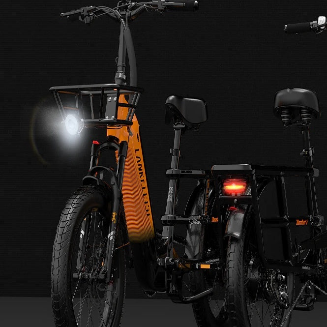LANKELEISI Wombat-1 20" Cargo Electric Bike 1000W Motor 48V 20Ah Battery