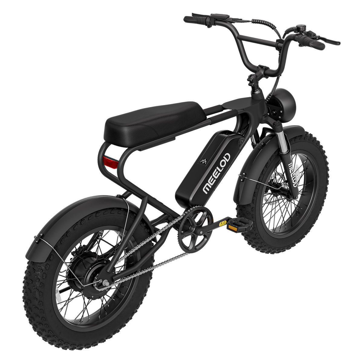 MEELOD DK200SE 20" Retro Moped Style Electric Bike 750W Motor 48V 13Ah Battery (US Version)