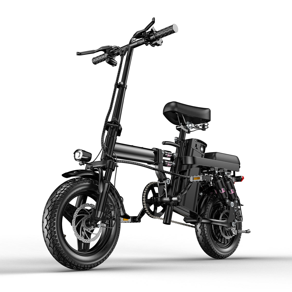 GLEERIDE A9 STAR 14" Folding E-Bike 500W Motor 48V 15Ah Battery