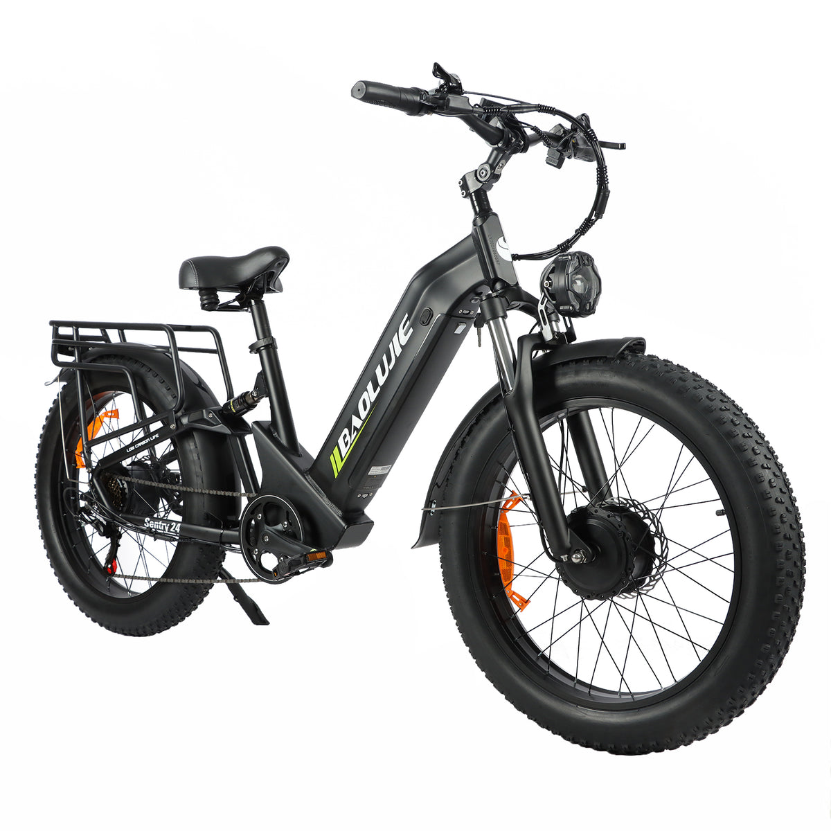 BAOLUJIE P7 2401 24" Step-Thru E-Bike 2000W Motor 48V 20Ah Battery