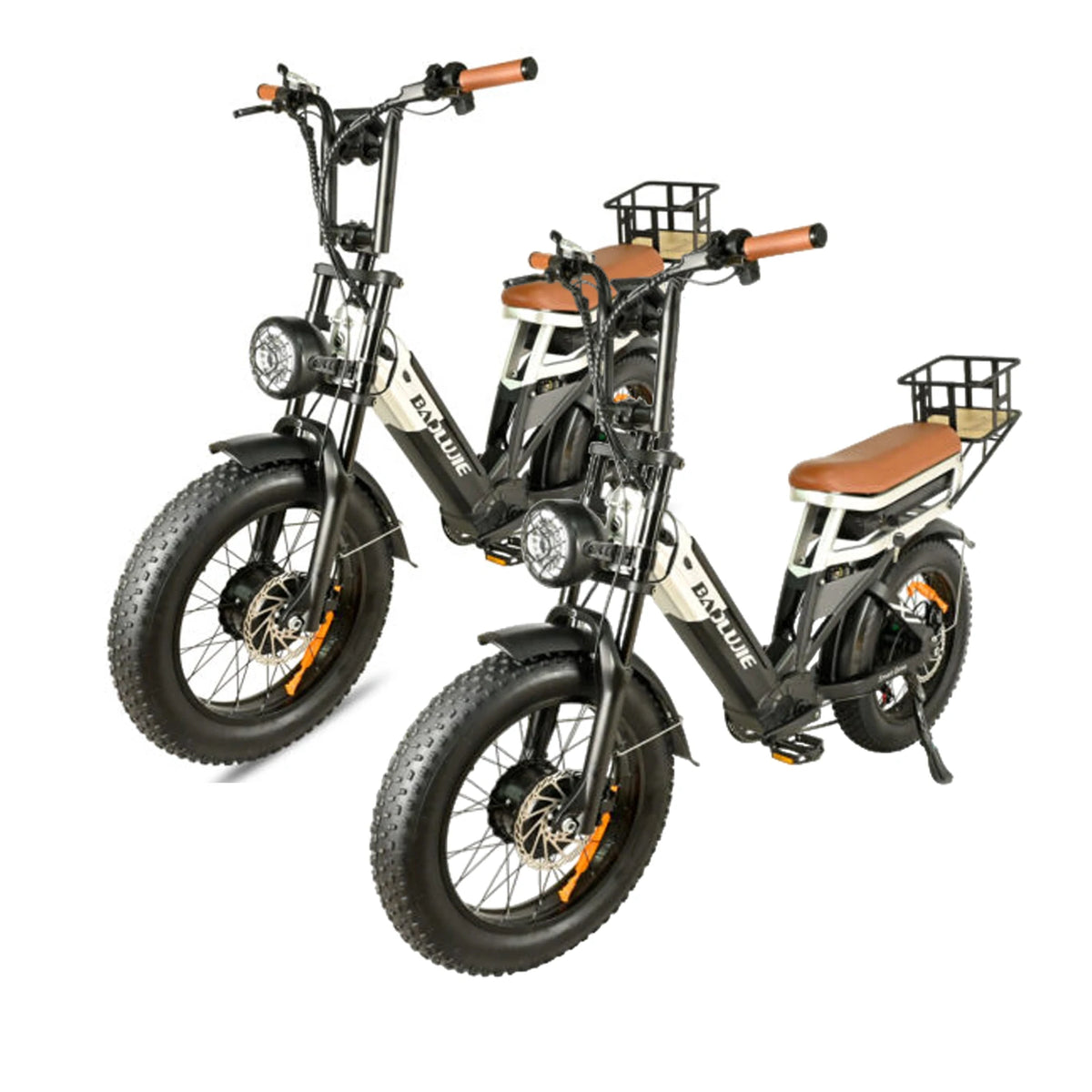 BAOLUJIE PLJ2033 Step-Thru Electric Cargo Bike Combo