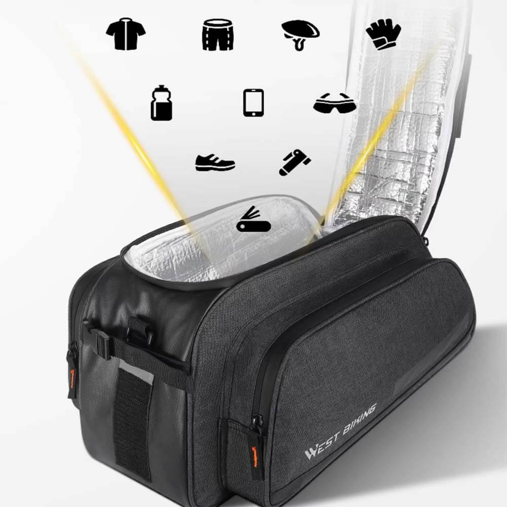 SHENGMILO Bike Rack Bag for Travel