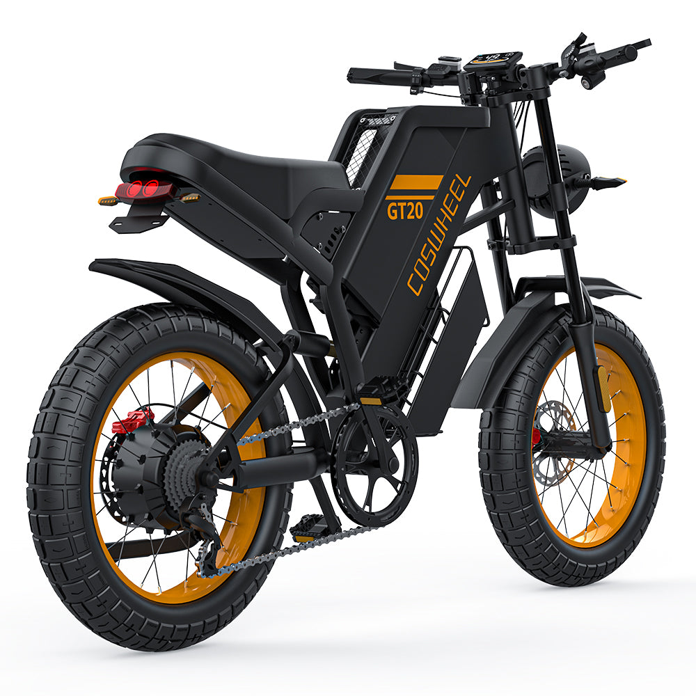 COSWHEEL GT20 20" Off Road Electric Bike 1000W Motor 48V 25Ah Battery