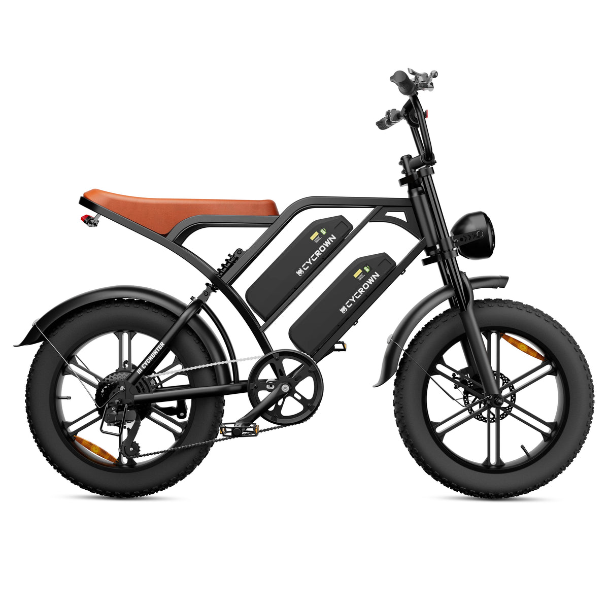 CYCROWN Hunter 20" Off Road Electric Bike 750W Motor 48V 26Ah Dual Batteries