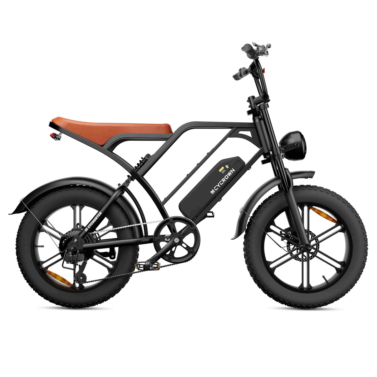 CYCROWN Hunter 20" Off Road Electric Bike 750W Motor 48V 26Ah Dual Batteries