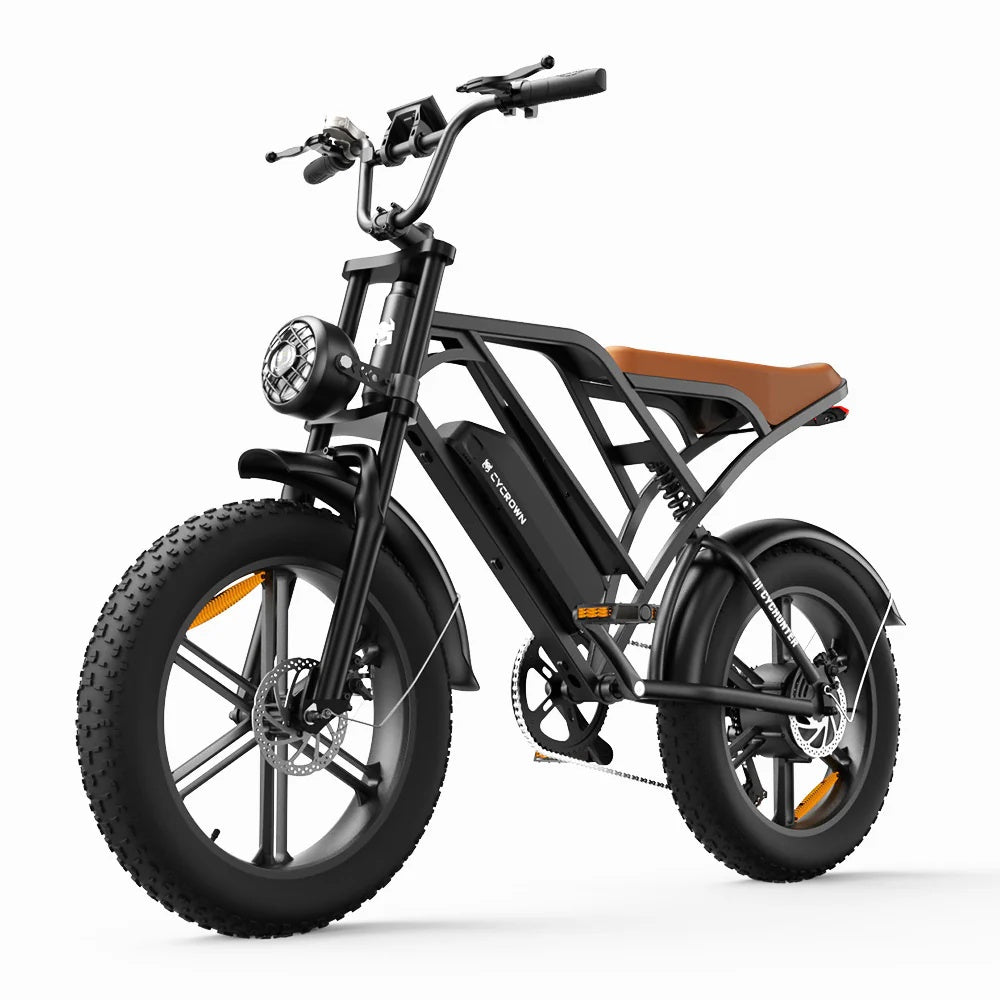 CYCROWN Hunter 20" Off Road Electric Bike 750W Motor 48V 26Ah Dual Batteries