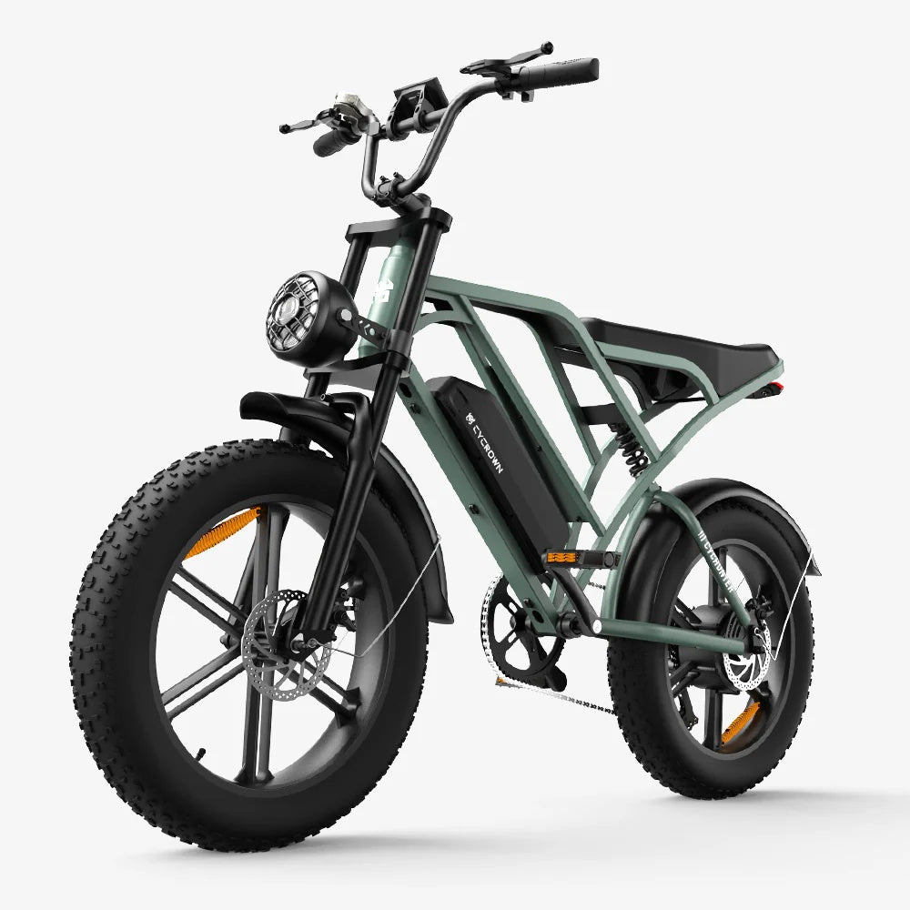 CYCROWN Hunter 20" Off Road Electric Bike 750W Motor 48V 26Ah Dual Batteries