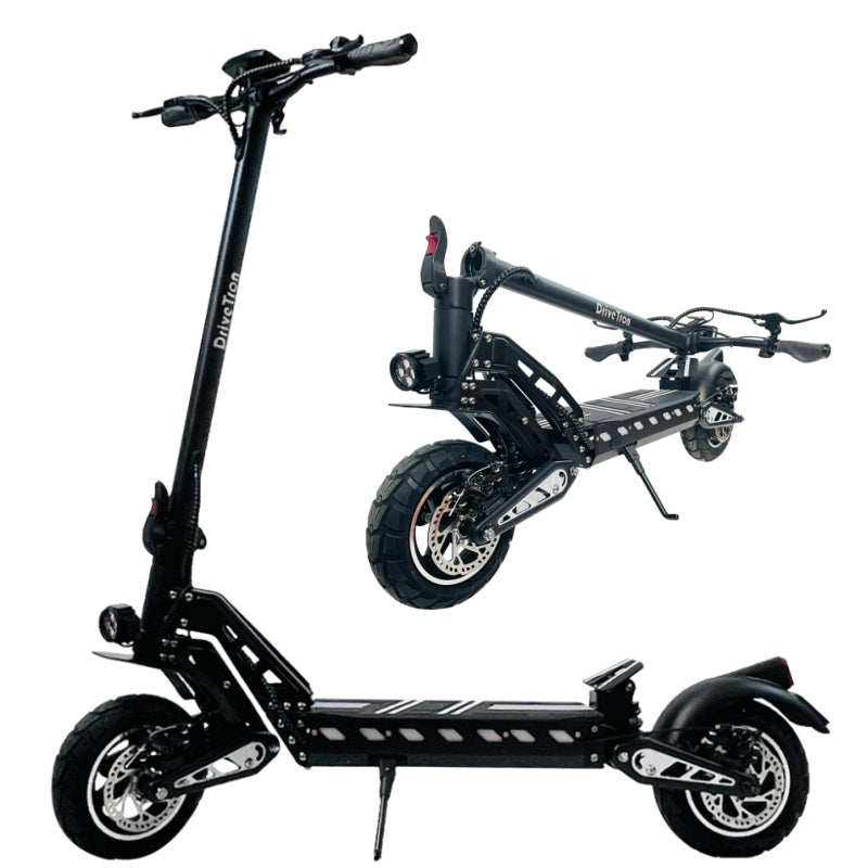 DRIVETRON DT10 10" Folding Electric Scooter Peak 1650W Motor 52V 18Ah Battery