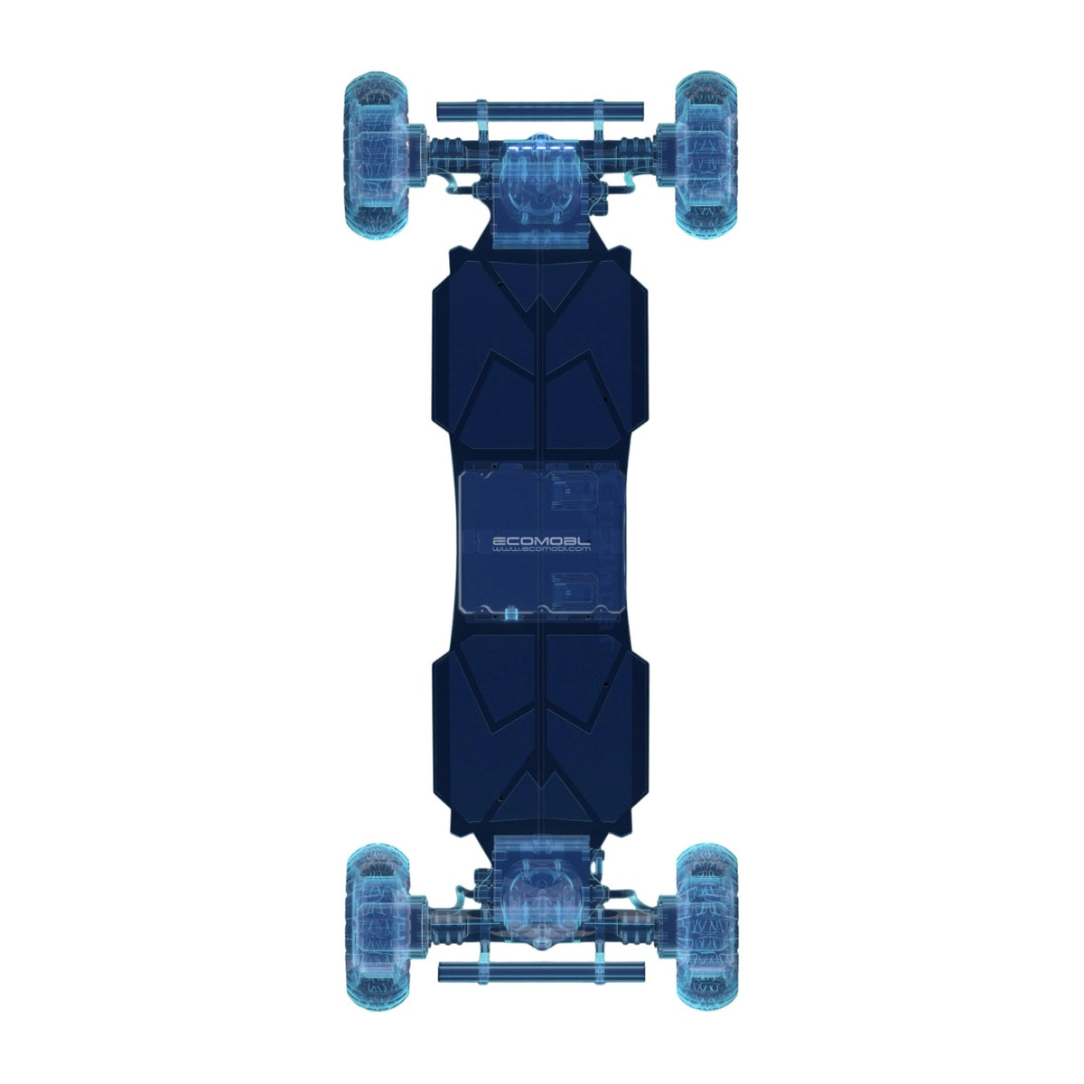 ECOMOBL Telum BA 4WD Electric Skateboard 4*3750W 24Ah Battery