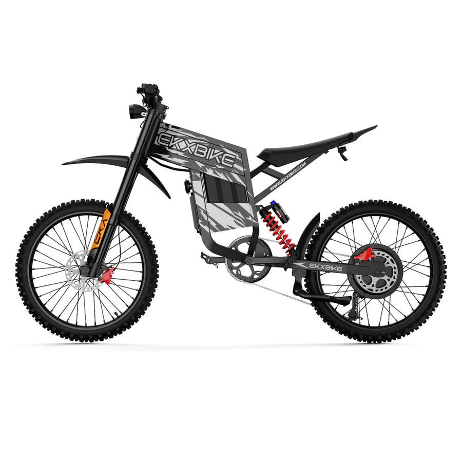 EKXBIKE TX1 19" Off-Road E-Bike 7000W Peak Motor 60V 30Ah Battery