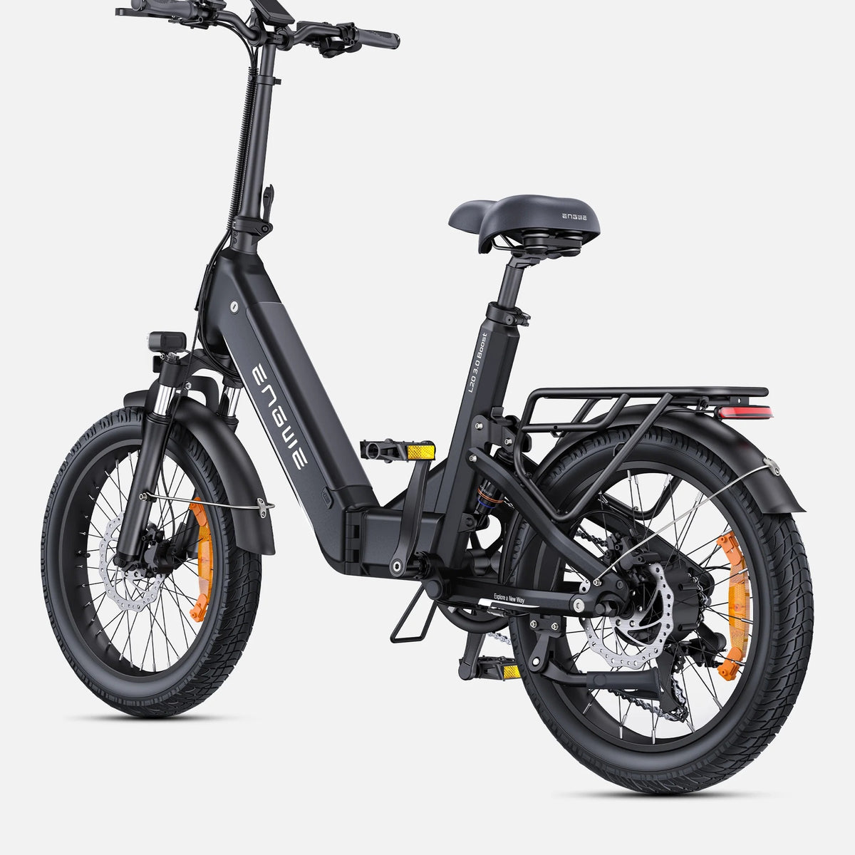 ENGWE L20 3.0 Boost 20" Step-Thru Electric Bike 250W Motor 48V 13.5Ah Battery