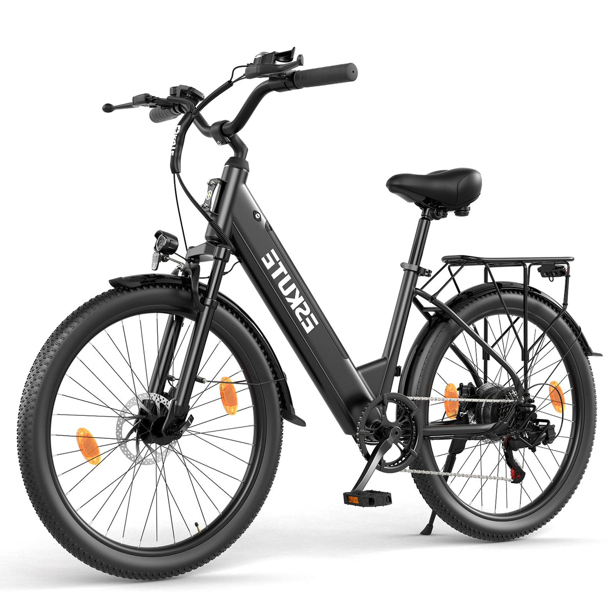 ESKUTE C100 Plus 26" Commuter Electric Bike 250W Motor 36V 13Ah Battery