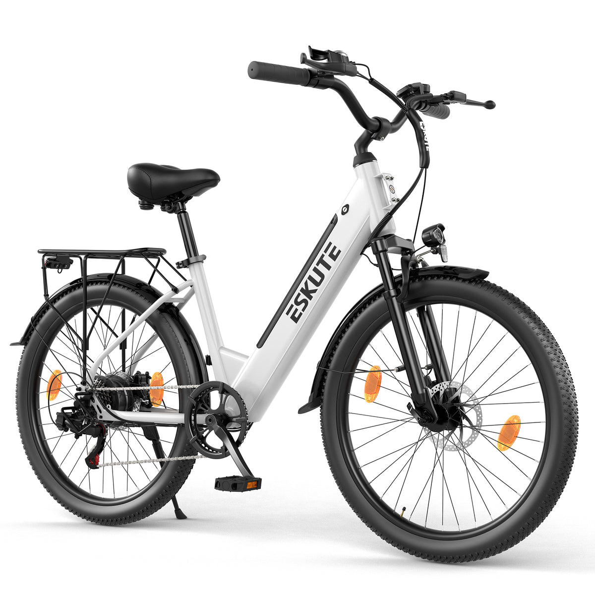 ESKUTE C100 Plus 26" Commuter Electric Bike 250W Motor 36V 13Ah Battery