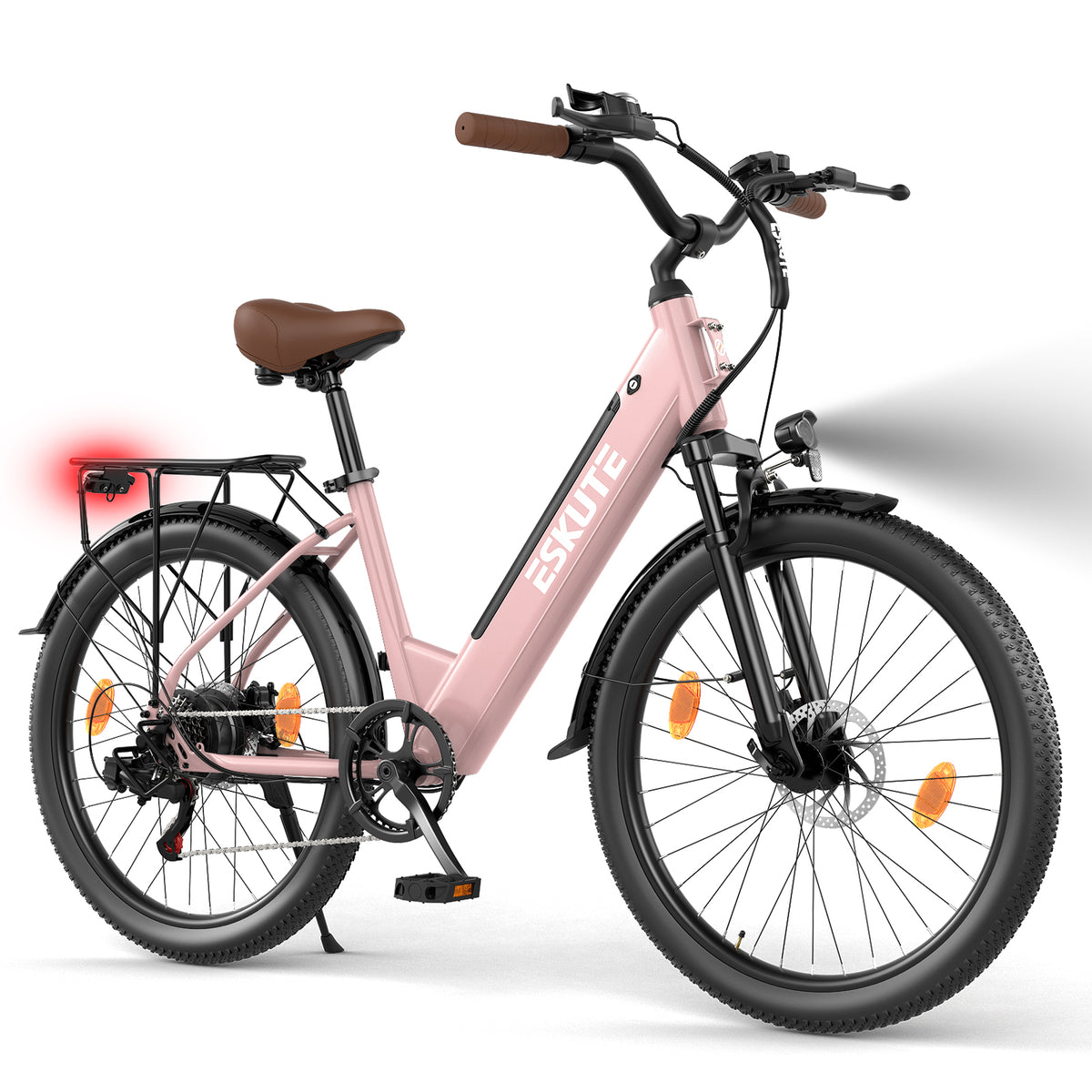 ESKUTE C100 Plus 26" Commuter Electric Bike 250W Motor 36V 13Ah Battery