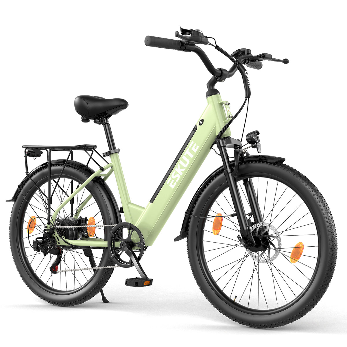 ESKUTE C100 Plus 26" Commuter Electric Bike 250W Motor 36V 13Ah Battery