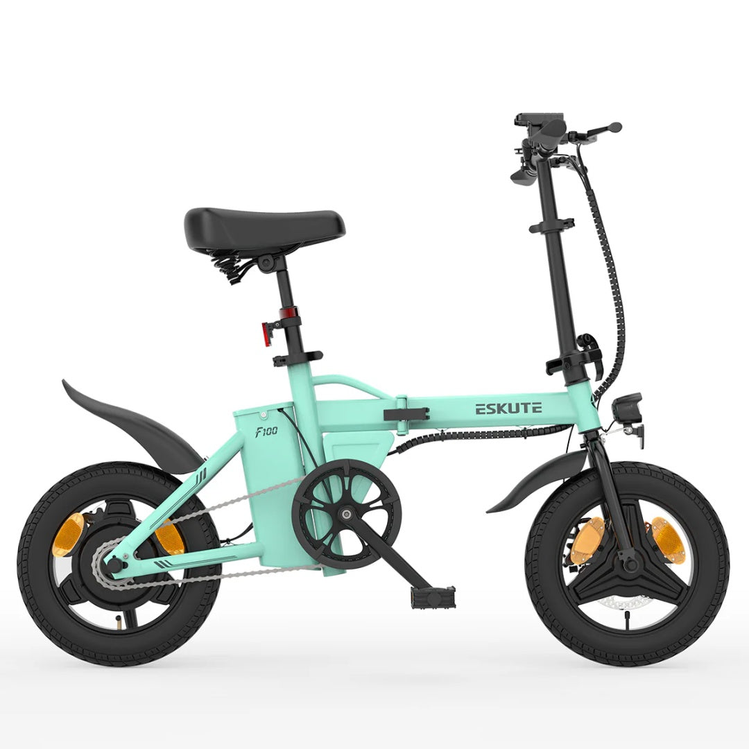 ESKUTE F100 14" Mini Folding Electric Bike 250W Motor 36V 9Ah Battery