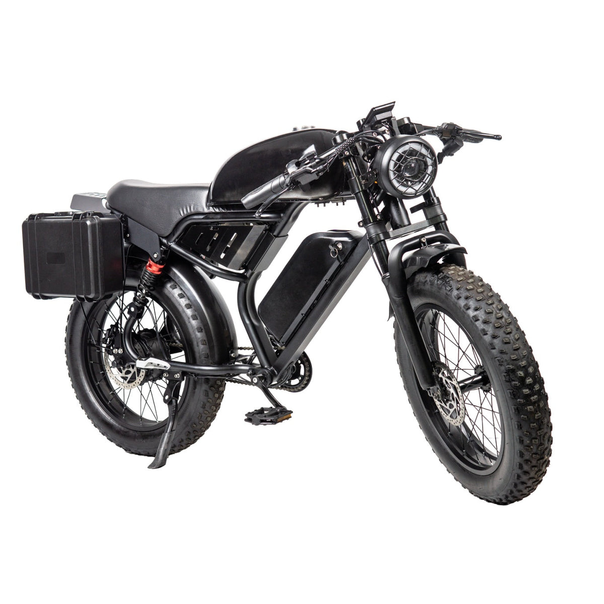 GLEERIDE MIX 66 20" Retro Moped Style Electric Bike 1200W Peak Motors 48V 16Ah Battery