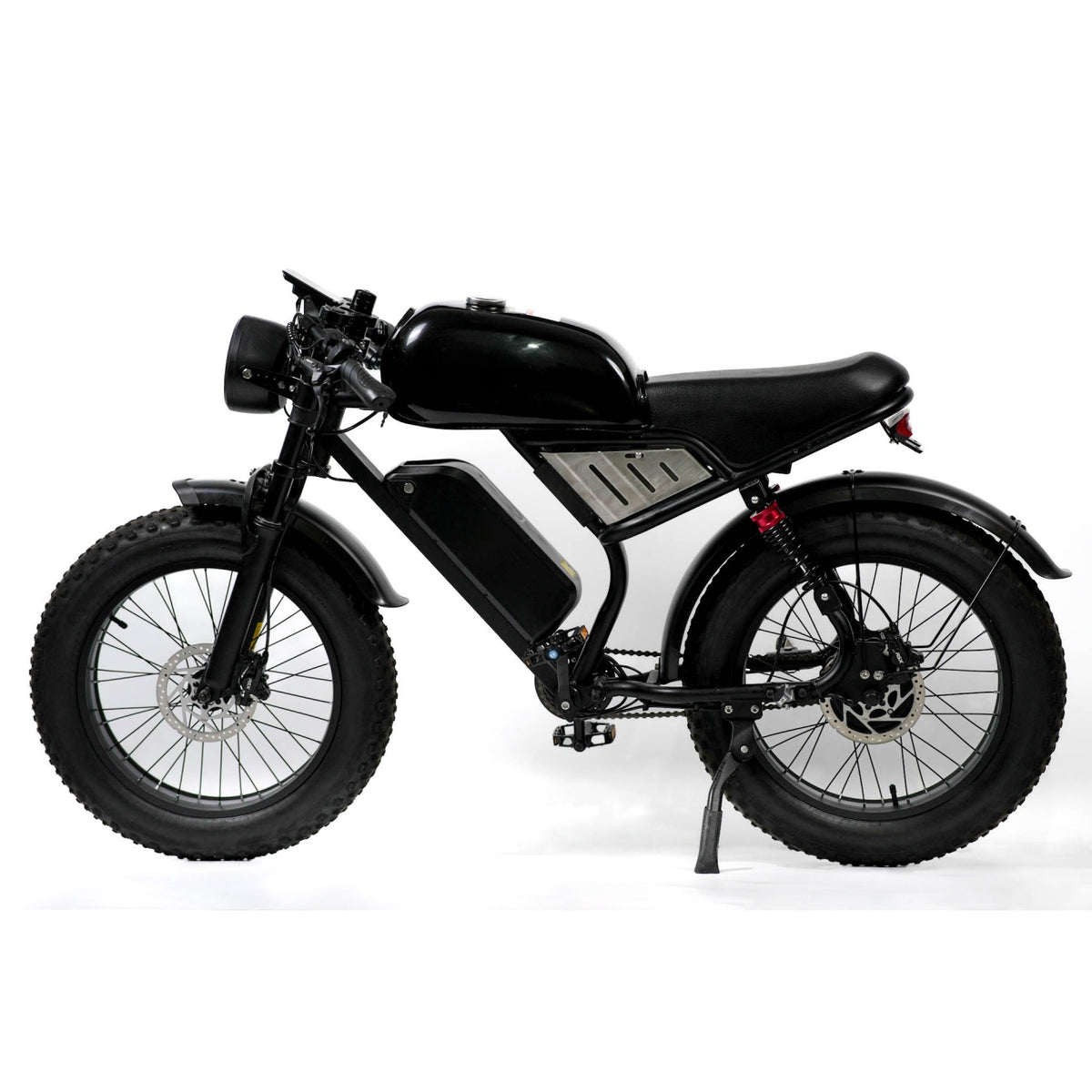 GLEERIDE MIX 66 20" Retro Moped Style Electric Bike 1200W Peak Motors 48V 16Ah Battery