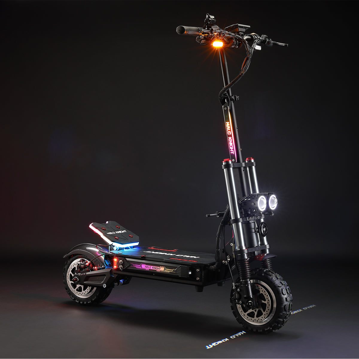 HALO KNIGHT T107 Pro (2025) 11" Foldable Electric Scooter 3000 W*2 Dual Motor 60V 38.4 Ah Battery