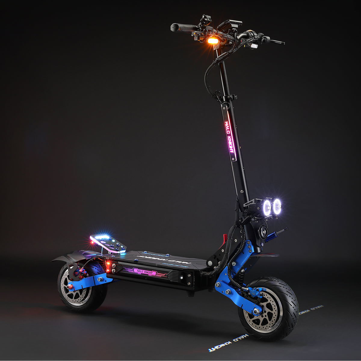 HALO KNIGHT T108 Pro 11" Off-Road Foldable Electric Scooter 2*3000W Motor 60V 38.4Ah Battery