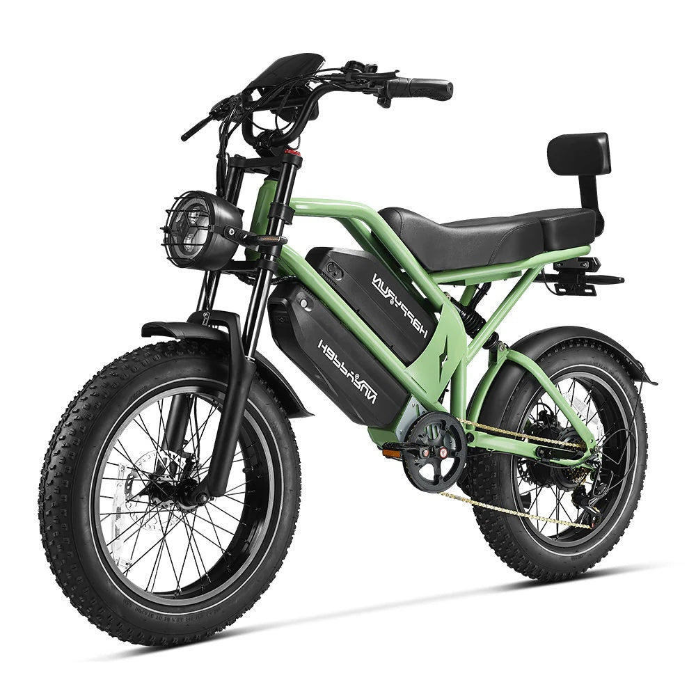 HAPPYRUN G70 20" Electric Cargo Bike 2000W Peak Motor 48V 26Ah Battery