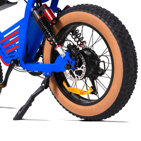 HAPPYRUN G100 Fat Tire Electric Bikes 2000W Peak Motor 38Ah Dual Batteries