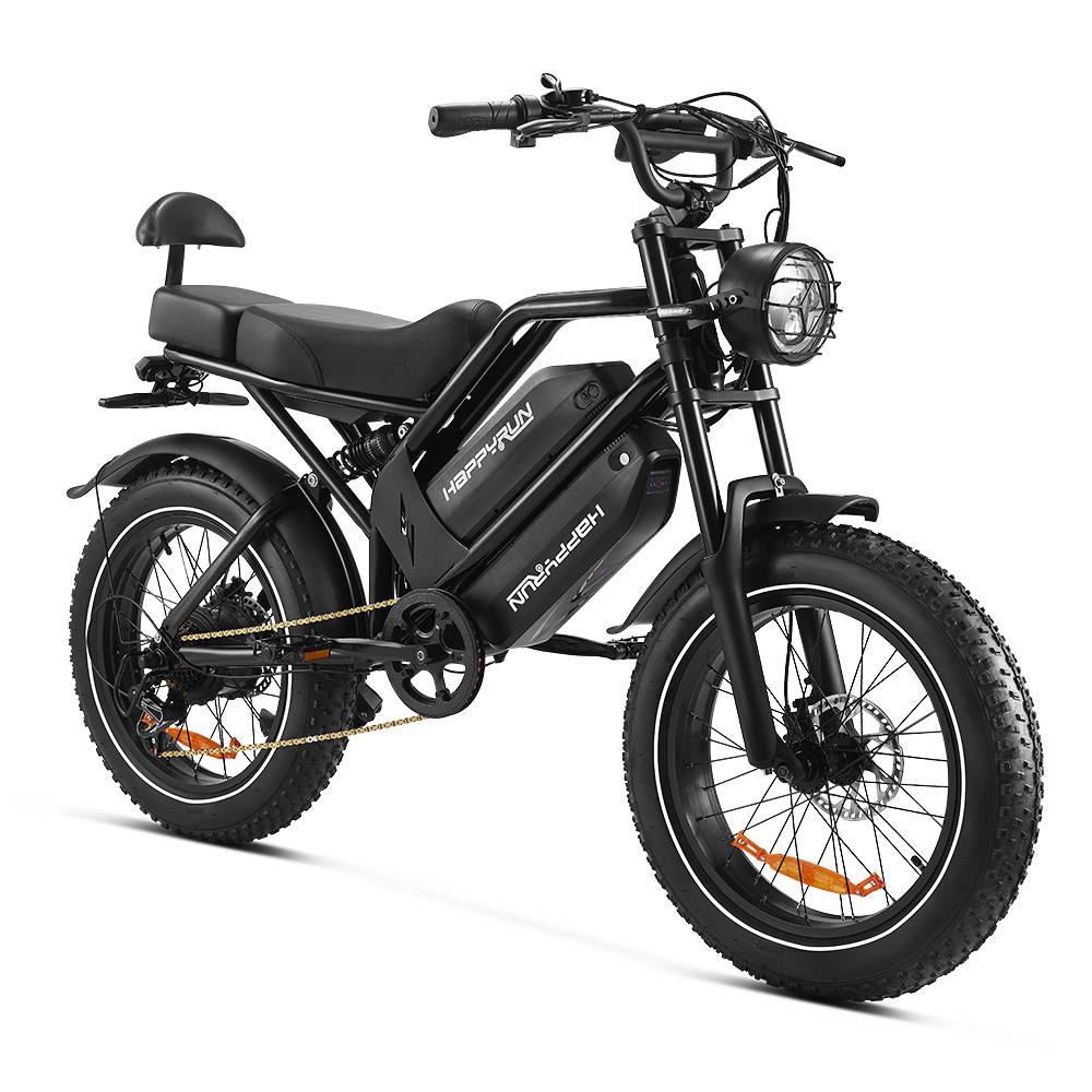 HAPPYRUN G70 20" Electric Cargo Bike 2000W Peak Motor 48V 26Ah Battery