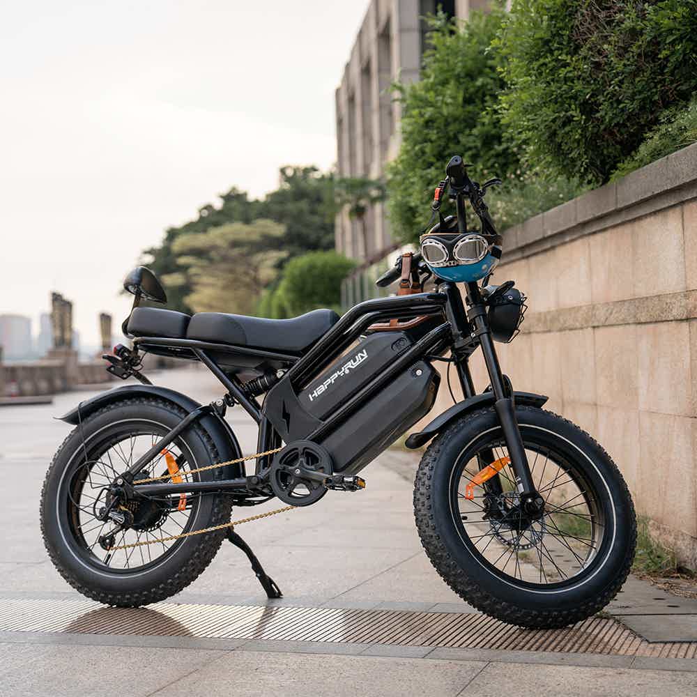 HAPPYRUN G70 20" Electric Cargo Bike 2000W Peak Motor 48V 26Ah Battery