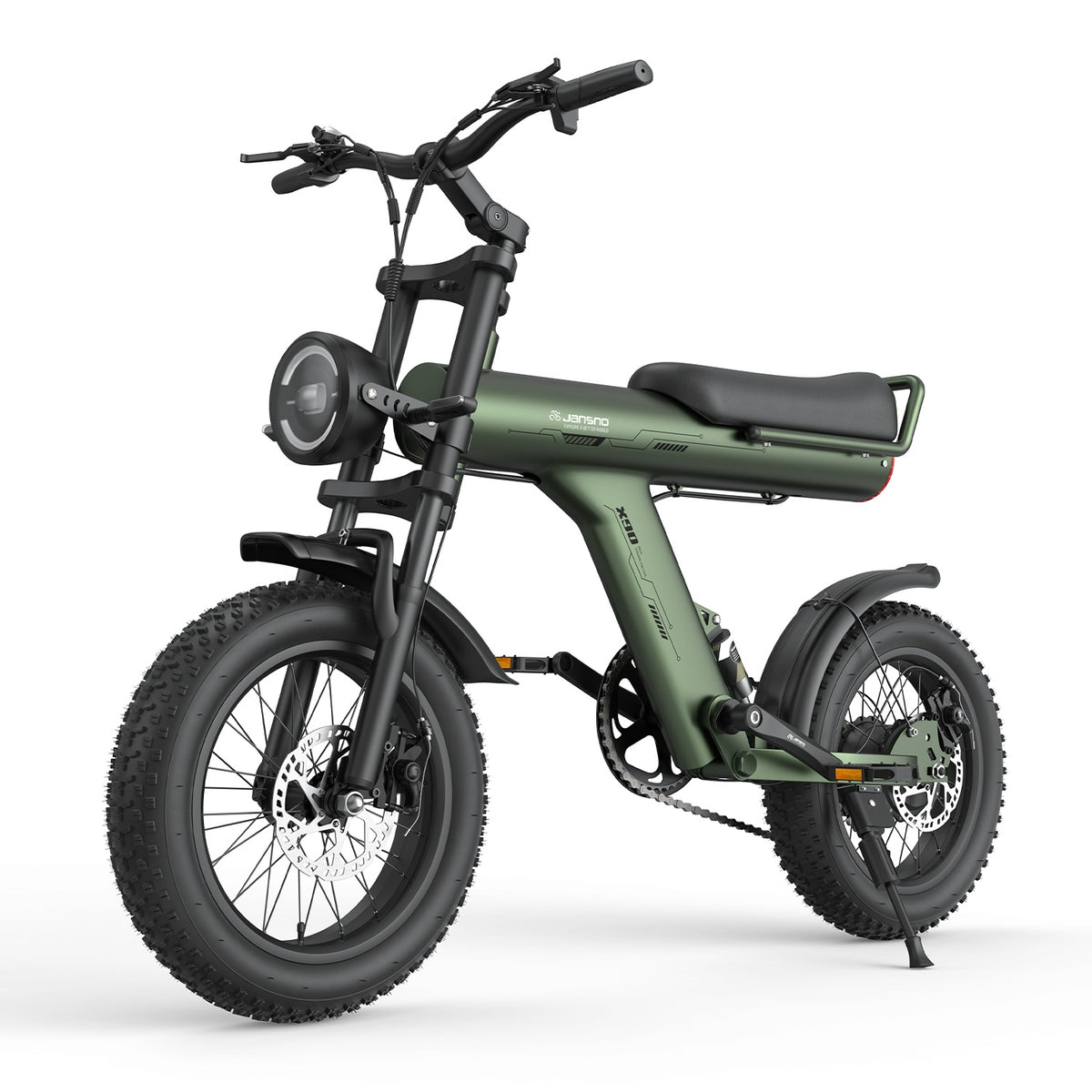 JANSNO X90 16" Off Road Electric Bike 750W Motor 48V 14Ah Battery