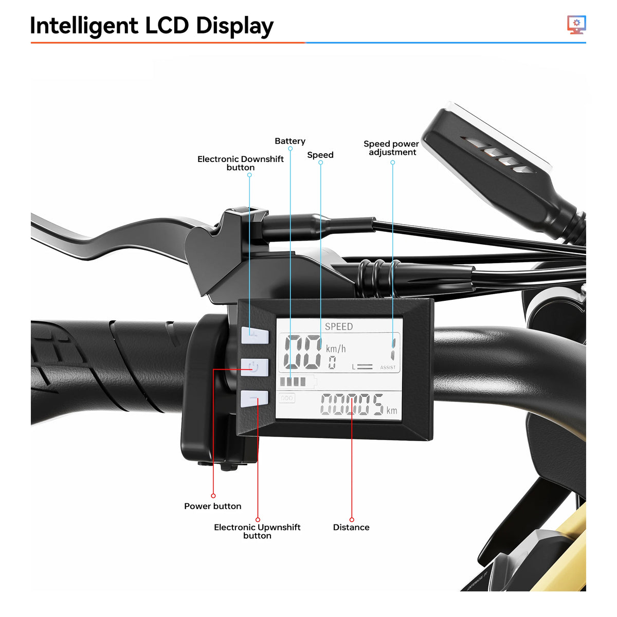 JANSNO X70 20" Fat Tires Electric Bikes 750W Motor 48V 14Ah+20Ah Dual Battery