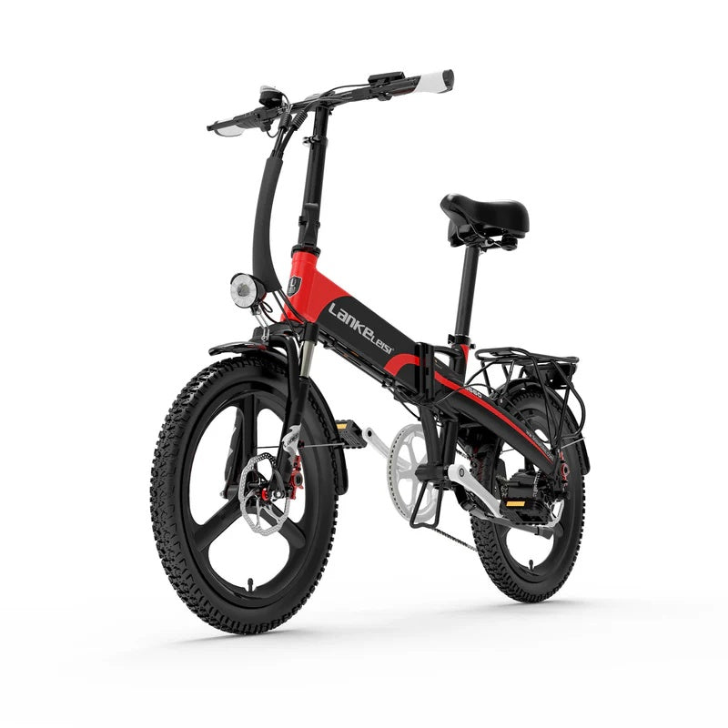LANKELEISI G660 20" Electric Folding Bike 500W Motor 48V 20Ah Battery