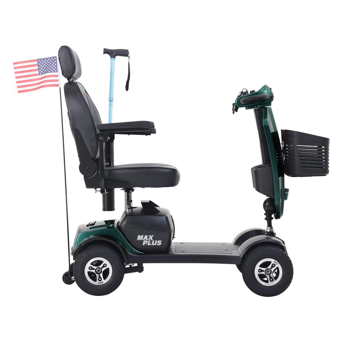 METRO MOBILITY MAX PLUS 9" 4 Wheel Electric Mobility Scooter 300W Motor 24V 20Ah Battery