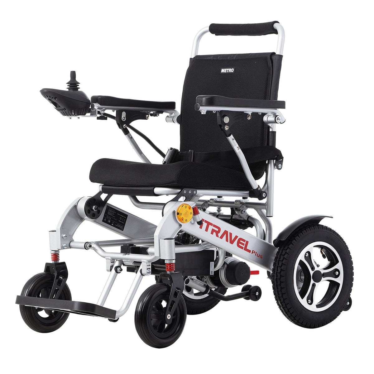 METRO MOBILITY ITRAVEL PLUS 8" 4 Wheel Mobility Electric Wheelchairs 360W Motor 24V 20Ah Battery