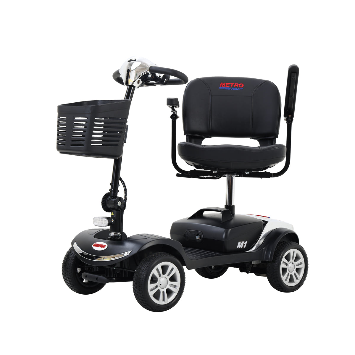 METRO MOBILITY M1 9" 4 Wheel Mobility Electric Wheelchairs 300W Motor 24V 12Ah Battery