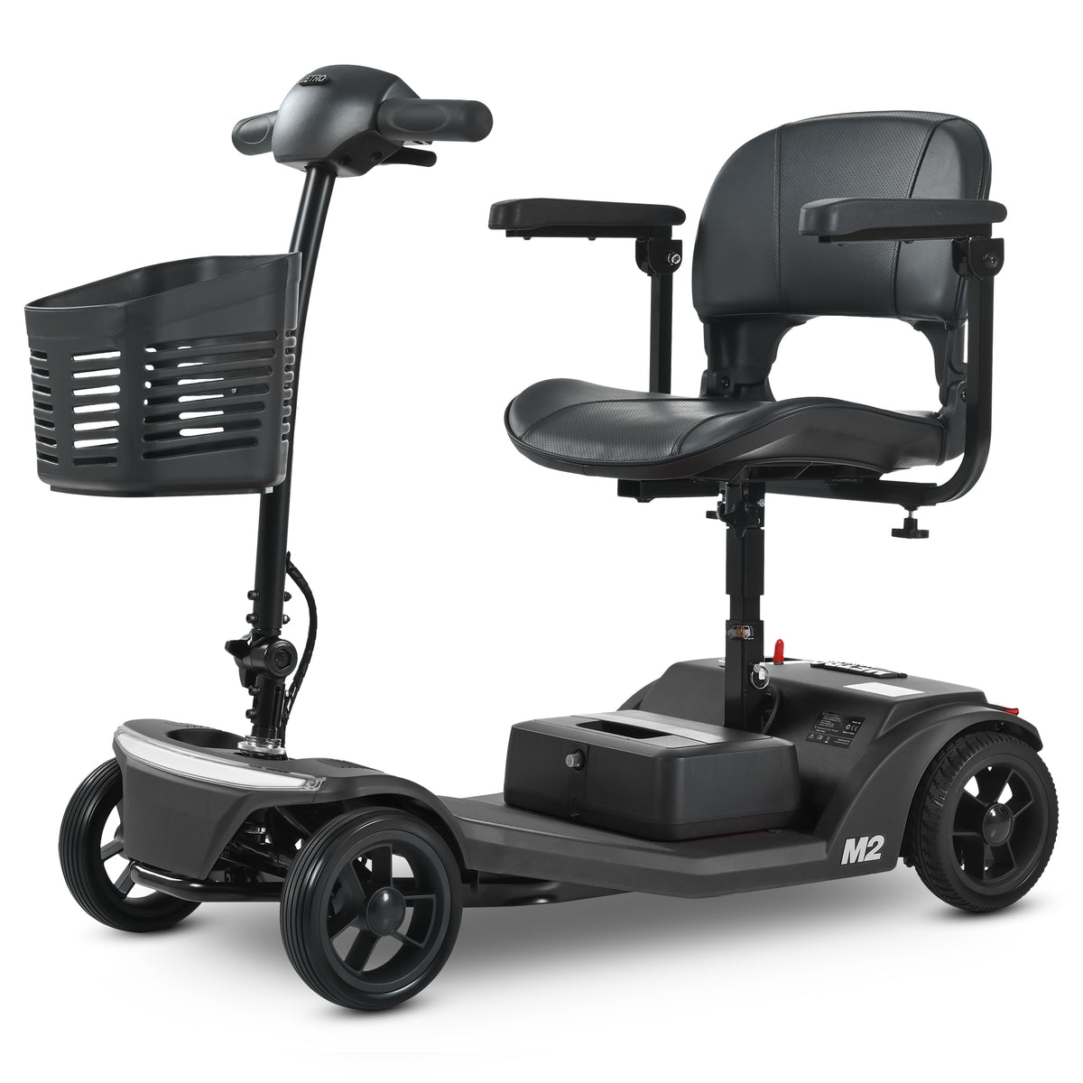 METRO MOBILITY M2 7.1" 4 Wheel Mobility Scooter 250W Motor 24V 12Ah lead-acid Battery