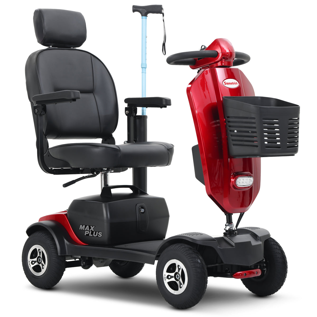 SWEETRICH MAX PLUS 9" 4 Wheel Electric Mobility Scooter 300W Motor 24V 20Ah Battery (German Version)