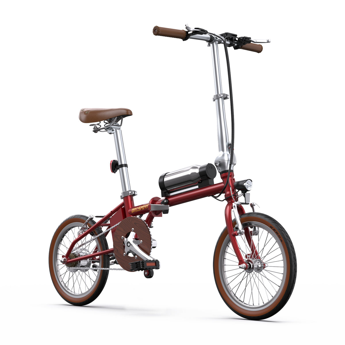ONESPORT OT02 16" Folding Electric Bike 250W Motor 36V 5.2Ah Battery