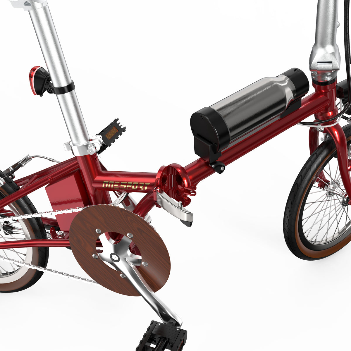 ONESPORT OT02 16" Folding Electric Bike 250W Motor 36V 5.2Ah Battery