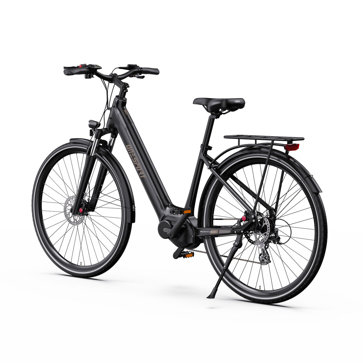 ONESPORT OT07 27.5" Commuter Electric Bike 250W Motor 36V 14Ah Battery