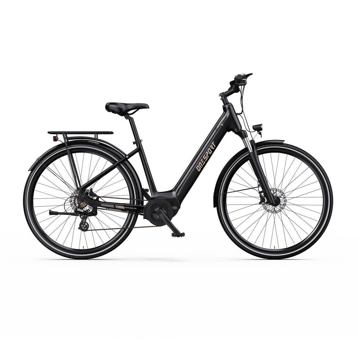 ONESPORT OT07 27.5" Commuter Electric Bike 250W Motor 36V 14Ah Battery