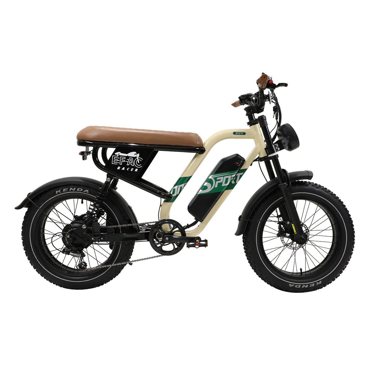 ONESPORT W66 20" Retro Electric Bike 500W Motor 48V 13.5Ah Battery