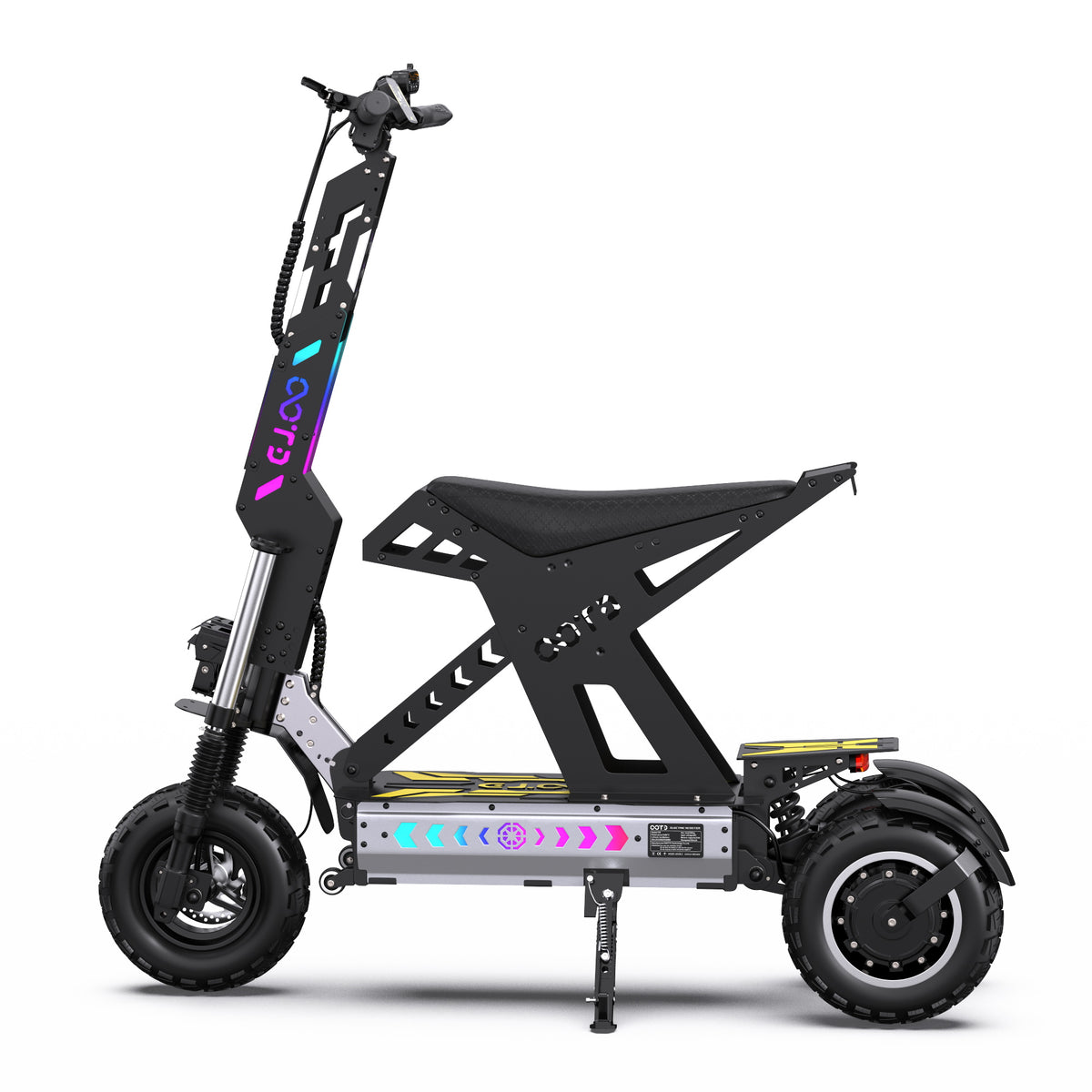 OOTD T30 13" All-Terrain 3-Wheel Scooter Electric Scooter 1600W*2 Dual Motor 60V 31.2Ah Battery
