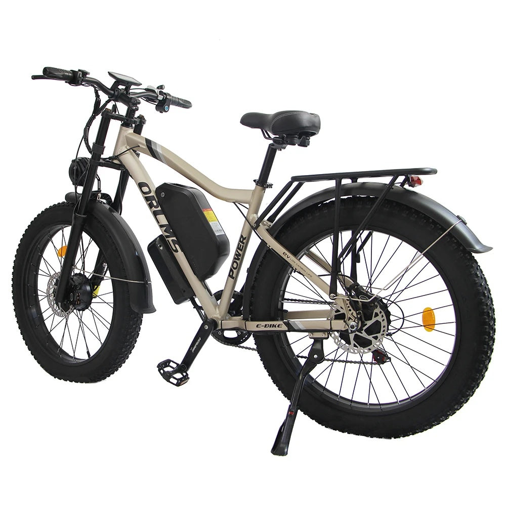 ORLMS MX500 26" Fat Tire Mountain Electric Bike 2000W Dual Motor 52V 25Ah Battery (EU Version)