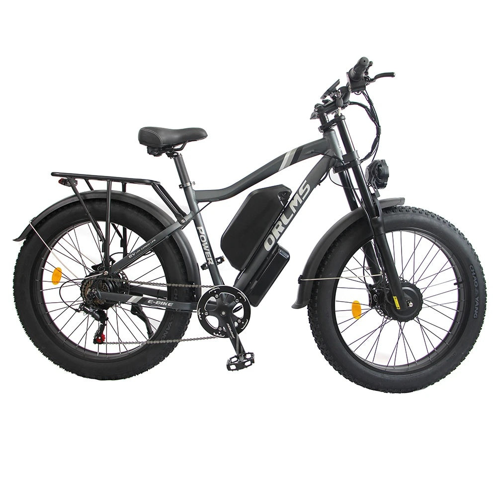 ORLMS MX500 26" Fat Tire Mountain Electric Bike 2000W Dual Motor 52V 25Ah Battery (EU Version)