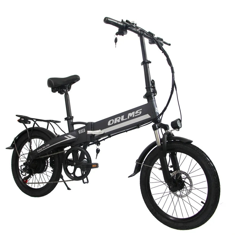 ORLMS S9 20" City Commuter Electric Bike 500W Motor 48V 13Ah Battery