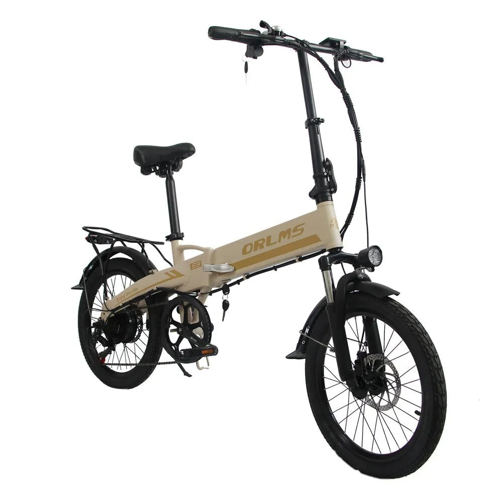 ORLMS S9 20" City Commuter Electric Bike 500W Motor 48V 13Ah Battery