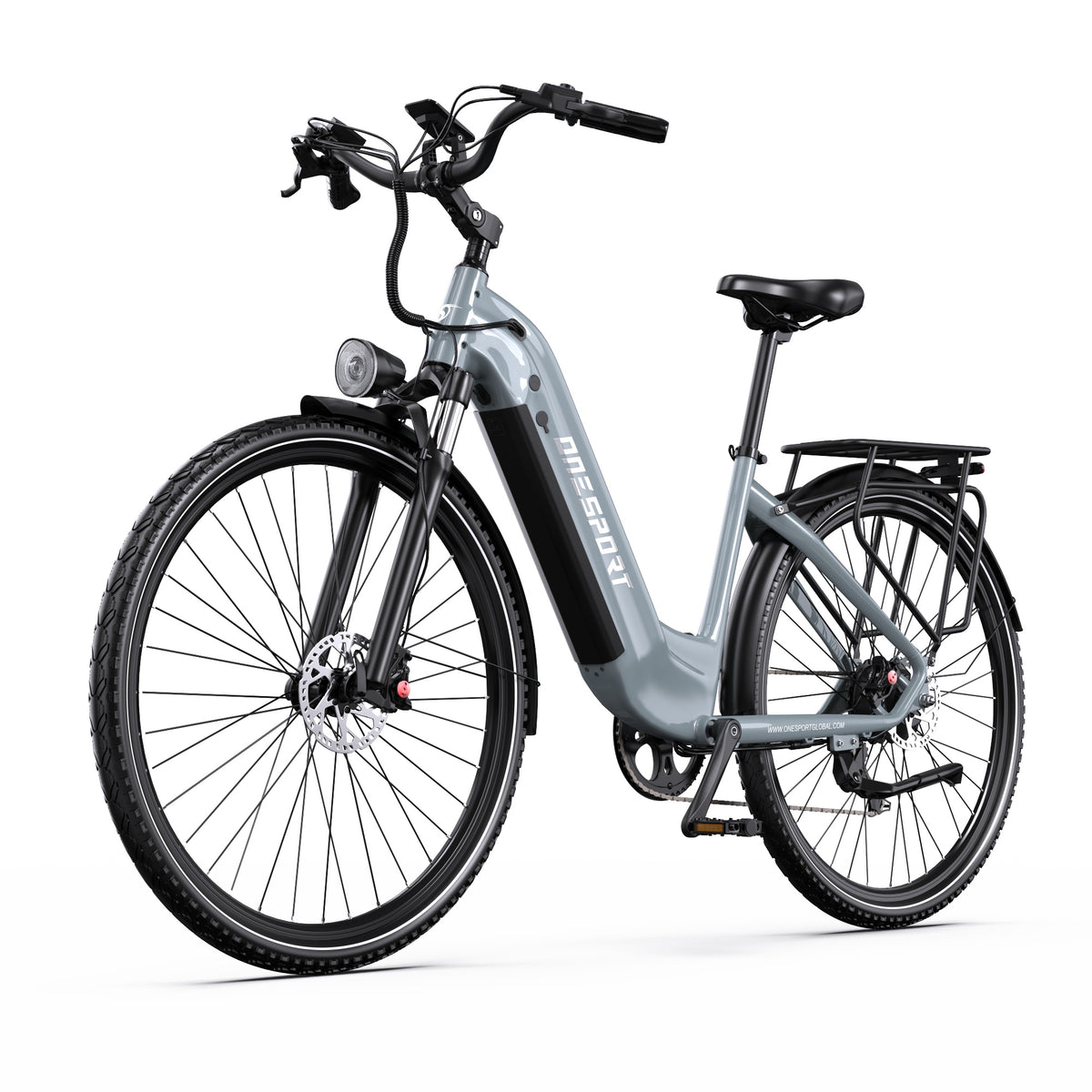 ONESPORT OT05 Pro 27.5" City Electric Bike 250W Motor 36V 22.5Ah Battery Support App