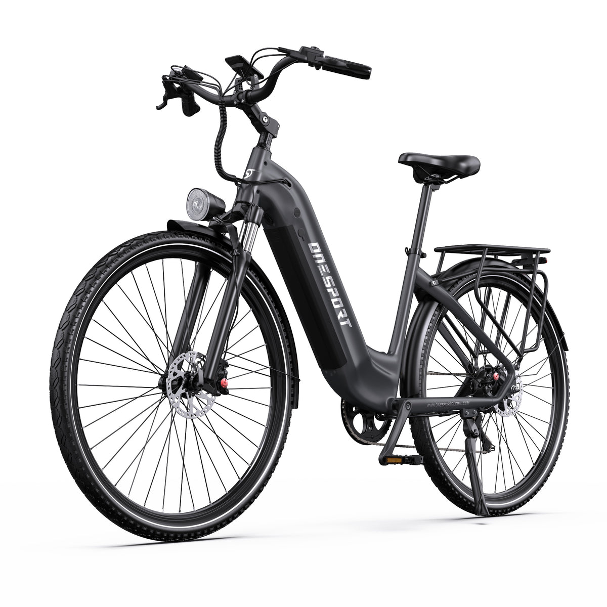 ONESPORT OT05 Pro 27.5" City Electric Bike 250W Motor 36V 22.5Ah Battery Support App