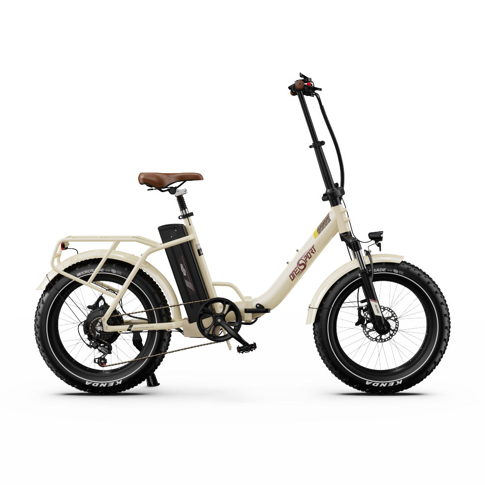 OneSport OT16-2 20 ''vélo de banlieue électrique pliant 250W moteur 48V 15.6Ah batterie Support APP